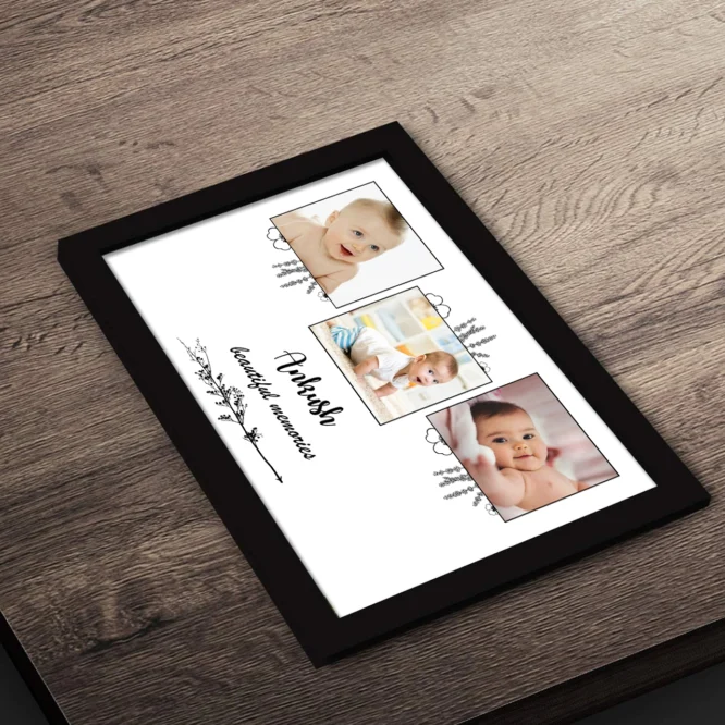 Customized Baby Birthday Frame - Image 4